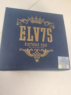 Kurt S Adler Elvis Presley 75th Birthday 2010 Glass Ornament 4  In Box ELV75 • $22.99