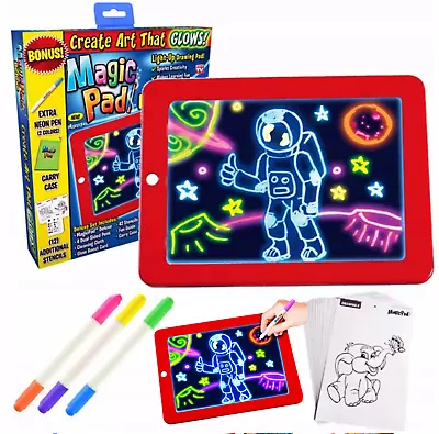 Graphing Tablet For Drawing Led Magic For Children Kids Drawing Skill Develop • $49