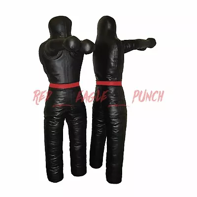 Leather MMA Grappling Dummy Judo Martial Arts Punching Bag  (5ft) -Unfilled • $59.99