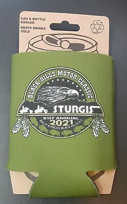 NEW Official 81st Sturgis Motorcycle Rally 2021 Can Koozie Harley Cooler • $4.99