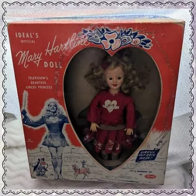 Vtg Sears Exclusive Ideal Mary Hartline 7-1/2  Doll Orig Fashion/Orig Box (1952) • $80