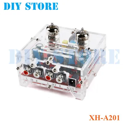 XH-A201 HiFi 6J1 Tube Preamplifier Amplifier Module Audio Tone Power AC 12V • $20.35