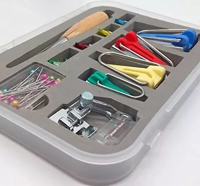$18.85 • Buy Bias Tape Maker Tool Set With Tape Binding Presser Foot For Patchwork