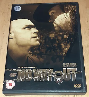 £3.80 • Buy WWE No Way Out 2006 DVD Region 2 UK The Undertaker Kurt Angle Wrestling