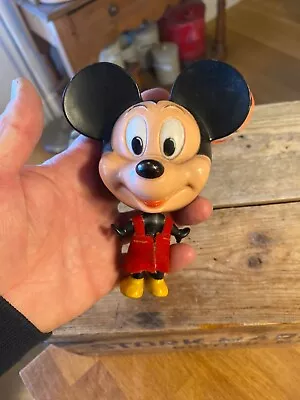 Vintage 1970’s Mickey Mouse Walt Disney Pull String Talking Toy – Retro! • £9.99