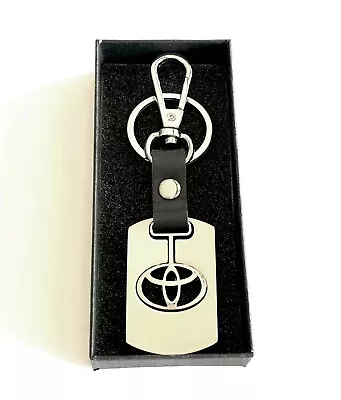 $17.99 • Buy Toyota KeyChain Key Chain Stainless Steel SILVER In A Black Box