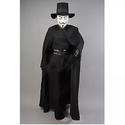 $75.99 • Buy V For Vendetta Hugo Weaving V Costume Cape Halloween Carnival Cosplay Costume；3
