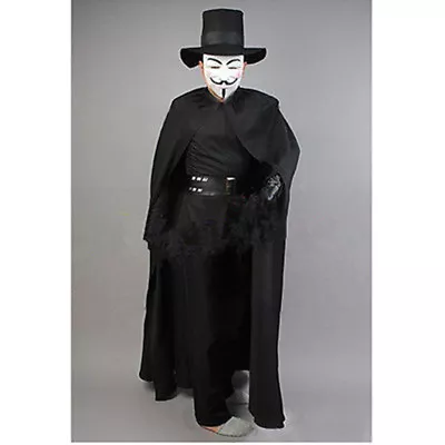 V For Vendetta Hugo Weaving V Costume Cape Halloween Carnival Cosplay Costume；3 • $59