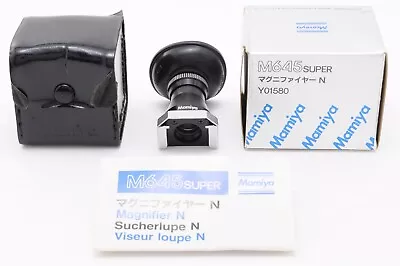 [MINT W/ BOX Case] MAMIYA Magnifier N M645 Super Prism Finder From JAPAN • $49.99