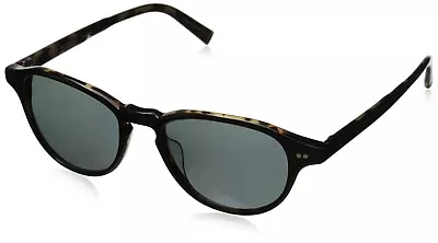 John Varvatos V600 Polarized Oval Sunglasses Black/TORT UF 19 Mm • $65.99