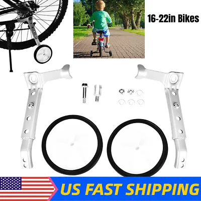 Bike Bicycle Adult Children Stabilisers 16- 20  Adjustable Training Wheels Gifts • $21.99