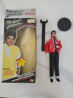 Michael Jackson Fully Poseable Figure Beat It Outfit 1984 LJN No Microphone • $30