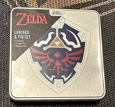 Nintendo The Legend Of Zelda Lanyard & 2 Lapel Pin Set Sealed • $23.99