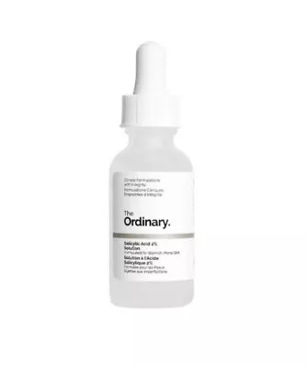 The Ordinary Salicylic Acid 2% Solution 30ml Lightweight Serum For All Skin Type • £8.99