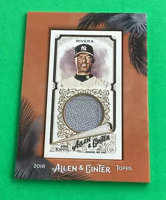 2018 TOPPS Allen & Ginter . FRAMED Relic / JERSEY . MARIANO RIVERA .  YANKEES • $11.99