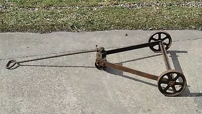 Antique Industrial Warehouse / Mill Factory (Jit Nutting) Cart Heavy Steampunk • $89.95