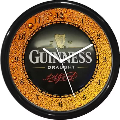 Guinness Beer Wall Clock  Man Cave Den Rec Room • $28.90