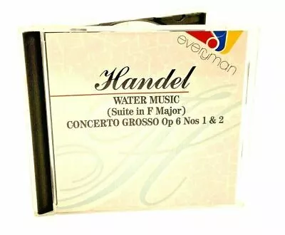 Cd Handel Water Music Suite In F Major Concerto Grosso Op 6 Nos Album 1988 • £3.98