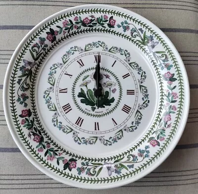 £16.99 • Buy Portmeirion Botanic Garden Plate Wall Clock  Bellis Perennis Daisy