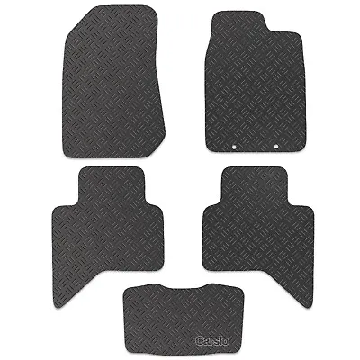 Carsio Tailored Rubber Car Floor Mats For Isuzu D-Max 2011 To 2021 • £22.99