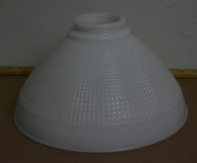 Vintage White Milk Glass Torchiere Floor Lamp Shade Diffuser 10  Inch Diameter • $35