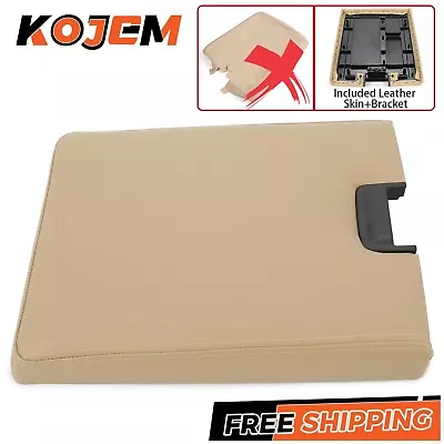 Fit For Chevy Silverado GMC Sierra 07-14 Center Console Lid Armrest Cover Tan • $24.15