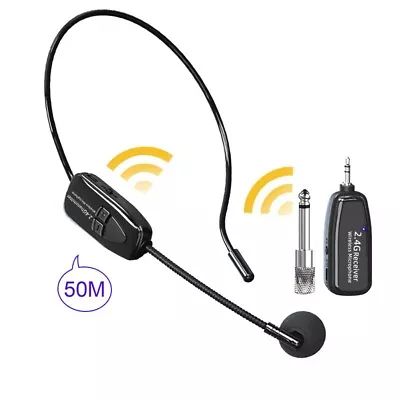High Performance Wireless Microphone Headset For Voice Amplifier And Yoga • £34.76