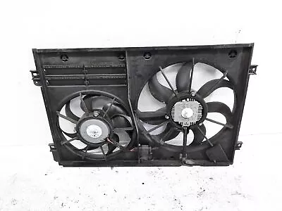 2009-2016 Volkswagen Cc Radiator Dual Cooling Fan Motor & Shroud 1Km-959-455-E • $149.35