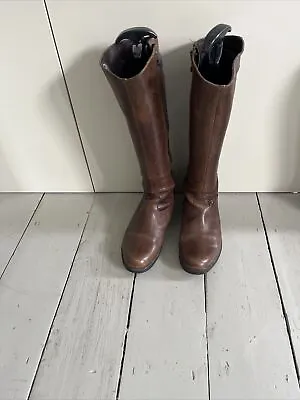 Camper Coffee Colour Tall Boots 41 • £35