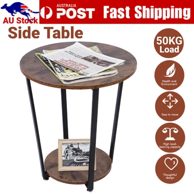 $38.43 • Buy Round Coffee Table Small Side Tables Office Living Room Bedroom Furniture 2021
