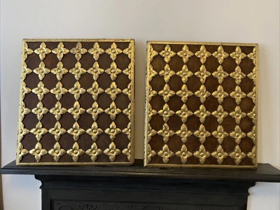 £200 • Buy Antique Oak Carved Gilded Panels 