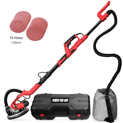 POWER PRO 1850 -Foldable 750W Electric Variable Speed Drywall Sander With LED • $123.90