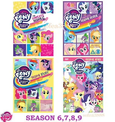 DVD My Little Pony: Friendship Is Magic Cartoon Season 6 7 8 9 FREE SHIPPING • $56.99