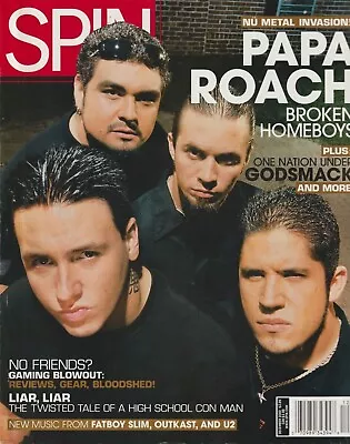 Spin Magazine-papa Roach-december 2000 • $14.98