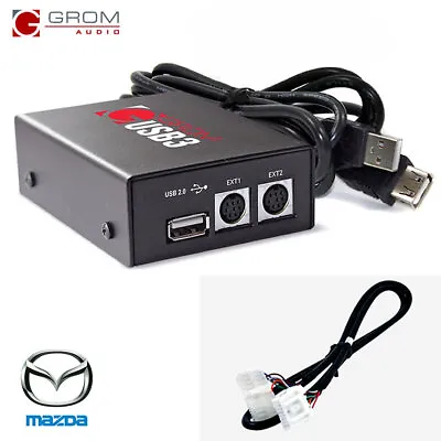 GROM Audio USB3 MP3 IPhone Android Car Kit For MAZDA 3 5 6 MX5 MPV RX-8 CX-7 BT • £143.99