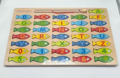 Nashrio Magnetic Fishing Game ABC/Numbers 36+ Months • $19.99