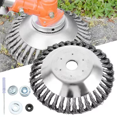 Steel Wire Trimmer Head Grass Cutter Edge Brush Blade Whipper Snipper Quickly AU • $15.99