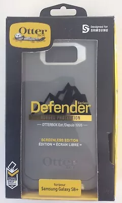 Samsung Galaxy S8+ Otter Box DEFENDER With SCREEN Series GREY Case Brand New • $50