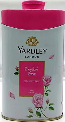 Yardley London English Rose Perfumed Deodorizing Talc Talcum Powder 100gm • £7.99