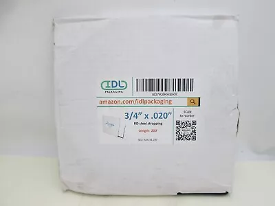 IDL Packaging 3/4  X .020  X 200' Steel Strapping Coil Portable Strong Banding • $48.50