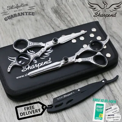 Professional Hairdressing Scissors Barber Salon Razor Edge Hair Cutting Shears • $27.99