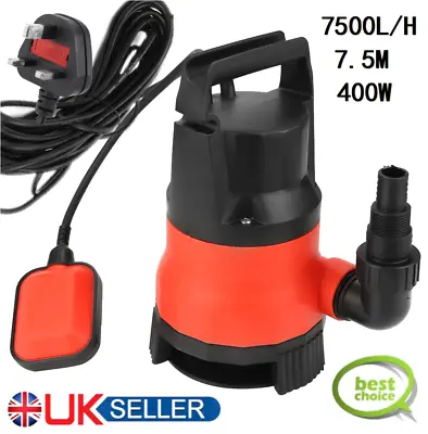 £43.95 • Buy 400W Electric Submersible Pump Clean Dirty Flood Water Pool Garden Well Pond