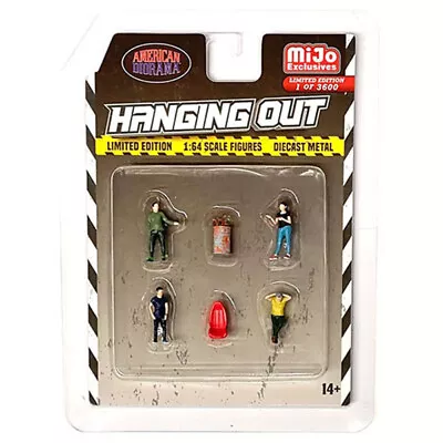 American Diorama 1:64 Diecast Metal Hanging Out Figures Set • $9.99