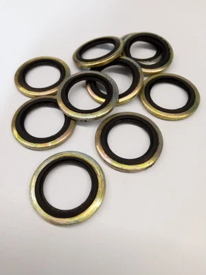 £2.75 • Buy Qty 10 Off 1/2  BSP Dowty Seal Bonded Washers Oil Water Fuel O-Ring