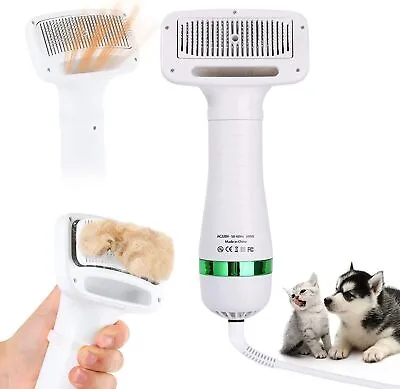 £13.99 • Buy Pet Dog Hair Dryer Comb Upgraded 2-In-1 Pet Cat Grooming Hair Dryer With Hair