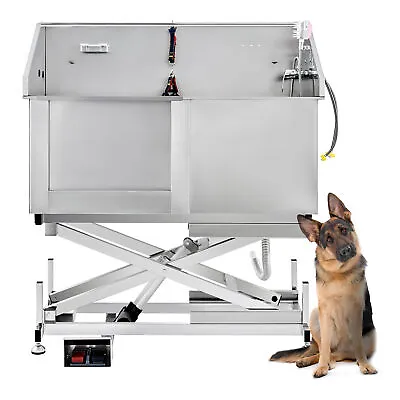 Stainless Steel Pet Bathtub Dog Grooming Kit Pet Salon Spa Veterinary Work • $329.99