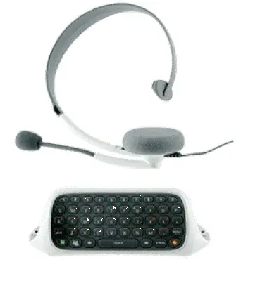 Microsoft Xbox 360 Messenger Kit ChatPad And Headset - White • $34.89