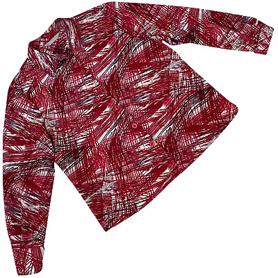 Setter (Germany) Art Nouveau Rayon Viscose Double Barrel Cuff Shirt (Missoni) L • $69