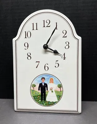 Villeroy & Boch Naif Wedding Porcelain Hanging Wall Clock • $199