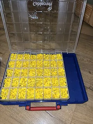 Electricians 40 Compartment K Type Yellow On Black Cable Markers Numbers New • £139.99